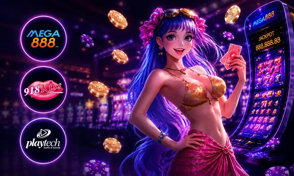JOMSLOT Malaysia mobile slot games with Mega888, 918Kiss and Playtech